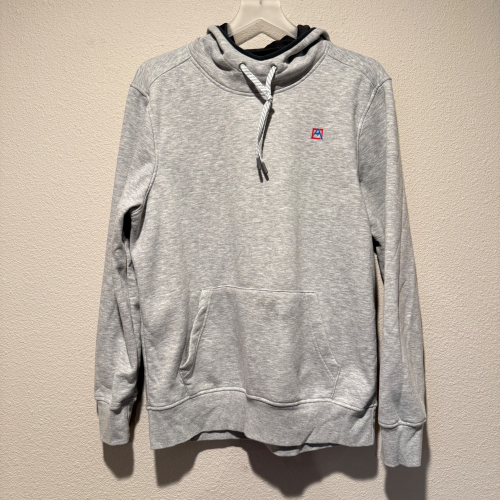 Avalanche Outdoor Supply Co Mens Gray Graphic Pullover Hoodie Sweatshirt Size‎ M
